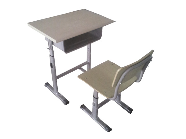 钢木升降课桌椅